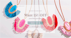 Desktop Screenshot of kendrascott.com